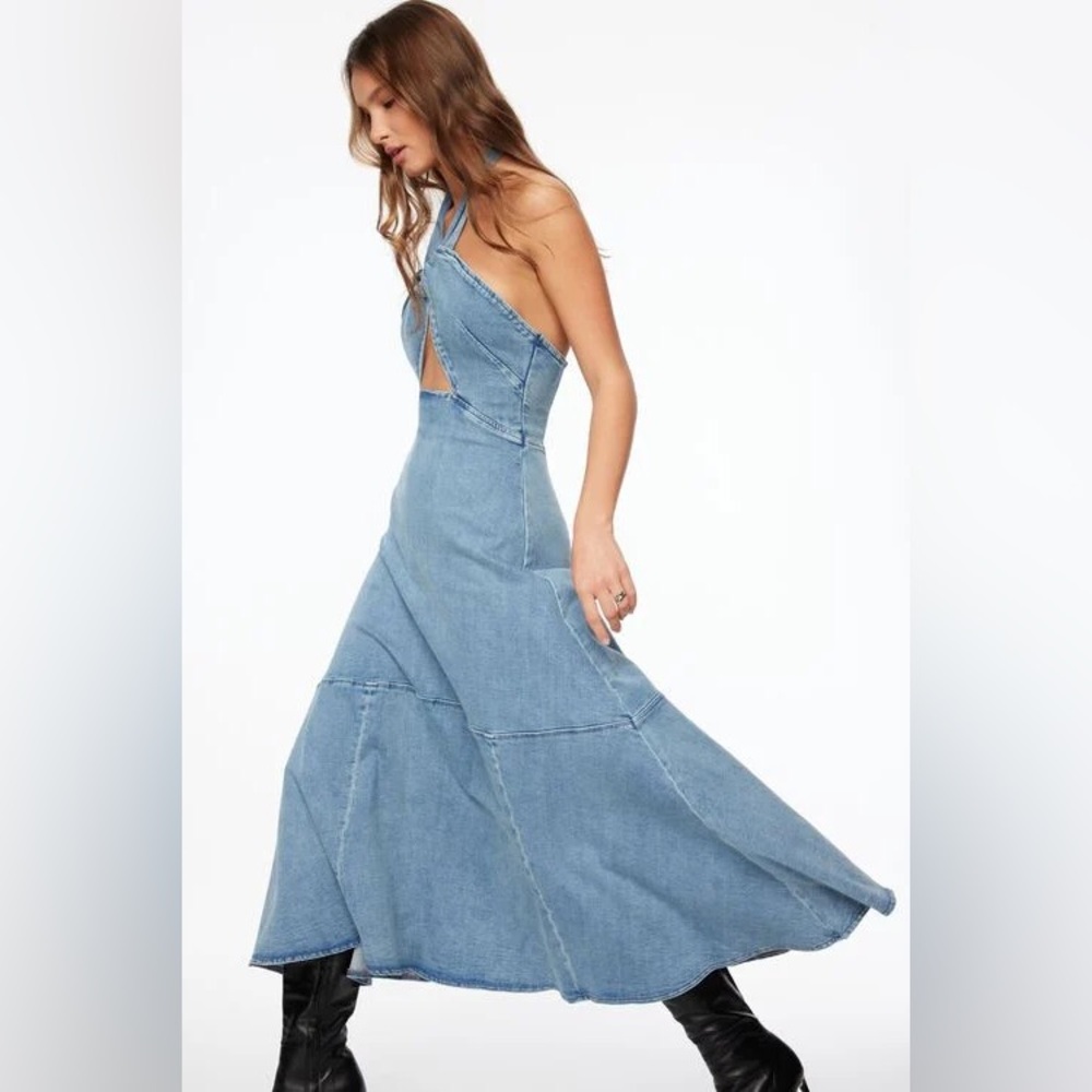 Dynamite Denim Mini Dress - Picture 3 of 7